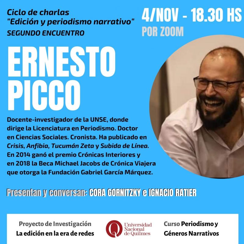 Charla con Ernesto Picco